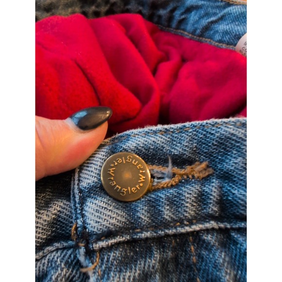 40Wx30L Wrangler Rugged Wear Men's Flannel Lined Winter Jeans Stone Wash - Picture 8 of 8